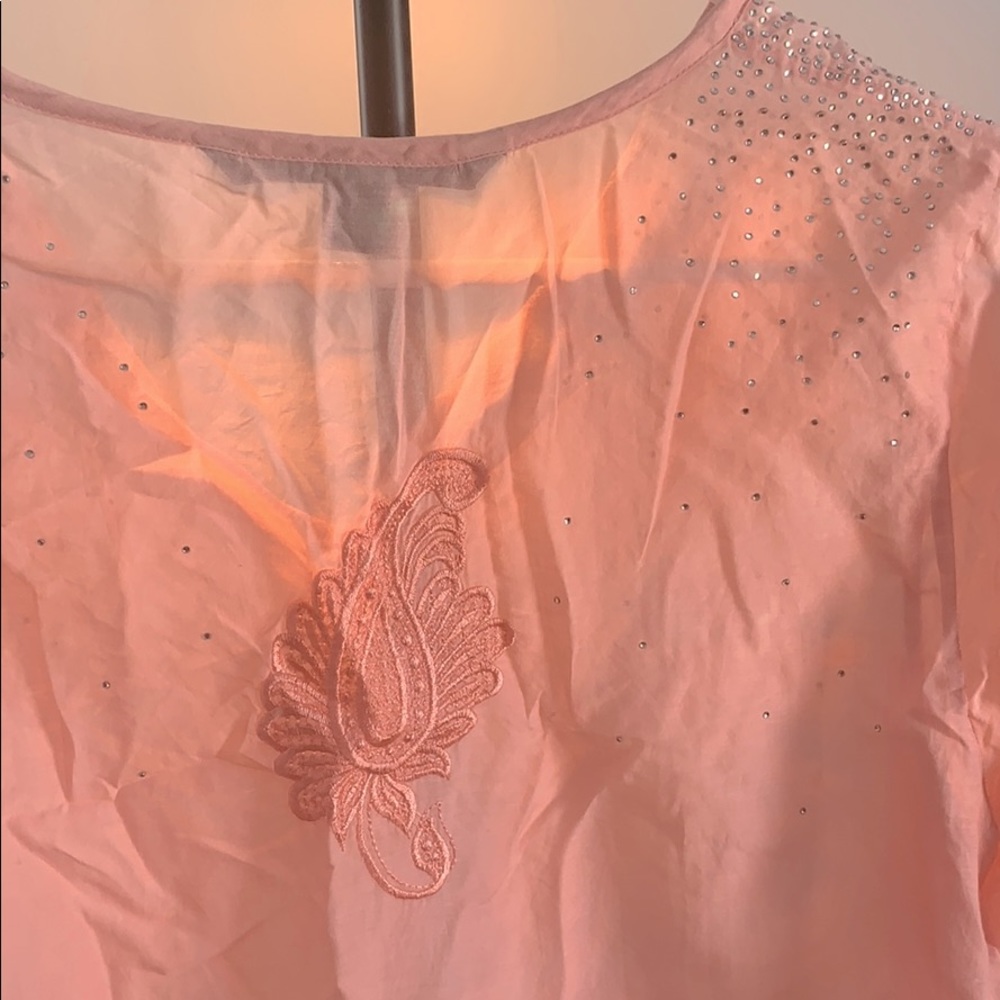 Frock top with Embroidery and bling